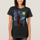 Search for starry night tshirts Black