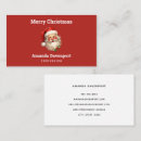 Search for santa claus business cards Retro