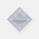 Search for church napkins First communion