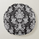Search for black damask pillows Black and white