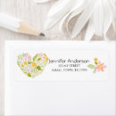 Search for green heart return address labels Trendy