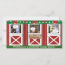 Search for horse farm christmas cards Red
