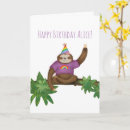 Recherche de yoga anniversaire cartes Paresseux