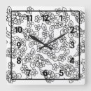 Search for black and white flower drawing art Simple