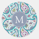 Search for blue paisley stickers For her
