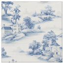 Search for blue toile fabric Countryside