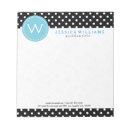 Recherche de pois bleu blocsnotes Blanc