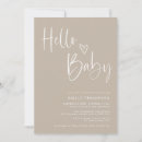 Search for beige baby shower invitations Simple