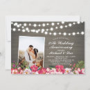Search for 25th anniversary vow renewal invitations Floral