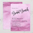 Search for bright pink invitations Bridal brunch