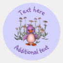 Search for cute purple flower stickers For kids