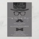 Search for grey and white baby shower invitations Modern