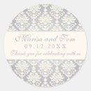 Search for silver damask stickers Vintage