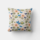 Search for spring flower pillows Butterfly