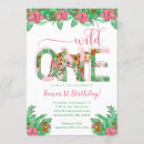 Search for green leopard invitations Wild one