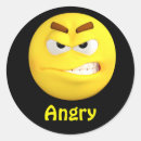 Search for angry cartoon stickers Face