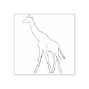 Search for wildlife rubber stamps Giraffe