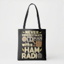 Search for ham tote bags Radio