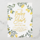 Recherche de lemon baby shower invitations Aquarelle