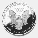 Search for silver coins stickers Dollar