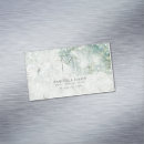 Recherche de monogramme abstrait cartes visite Maquillage