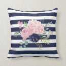 Search for navy blue and pink pillows Gold