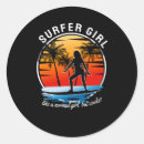 Search for surfer girl stickers Palm trees