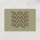 Search for television business cards Production