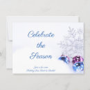 Search for purple winter wonderland invitations White