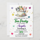 Search for kitten party invitations Girls