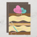 Search for cake decorating invitations Pink