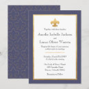 Search for blue fleur invitations Elegant