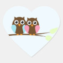 Search for heart owl stickers Bird