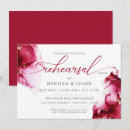 Search for deep wine red invitations For her