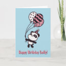 Search for cute panda birthday cards Pink