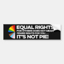 Search for equal rights bumper stickers Liberal