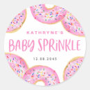 Search for pink doughnut with sprinkles stickers Baby sprinkle