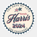 Search for kamala harris stickers Red white and blue