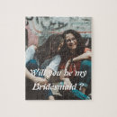 Search for bridesmaid puzzles Black and white