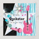 Search for rockstar invitations Pink