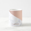 Search for copper and white mugs Modern