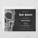 Search for skeleton baby shower invitations Black and white
