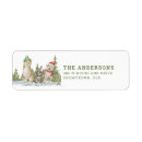 Search for dog snow return address labels Watercolor