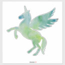 Search for blue horse stickers Pegasus