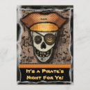 Search for funny pirate invitations Party