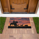 Search for western doormats Cowboy