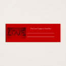 Search for love coupons Red