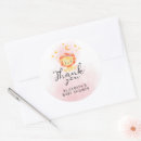 Search for princess baby shower thank you stickers Pink