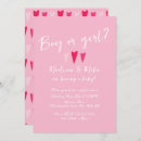 Search for valentine gender reveal invitations Hearts
