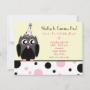 Recherche de pois noir invitations Fête d'anniversaire
